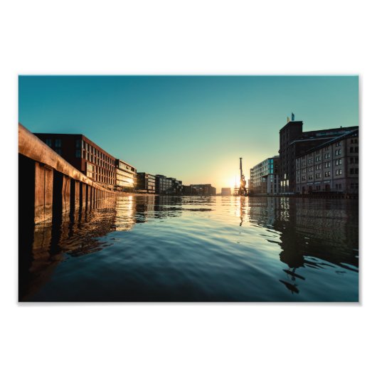 Münsteraner Hafen Fotodruck (Vorne)