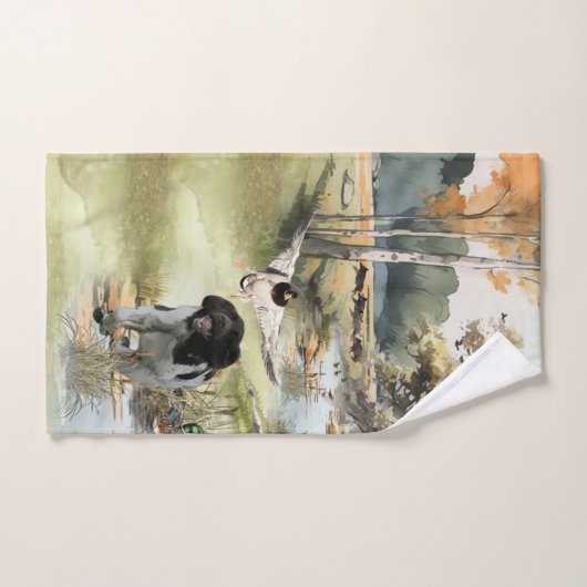 Munsterlander Badhandtuch Set (Handtuch)