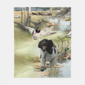 Munsterlander Fleecedecke (Vorderseite)