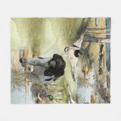 Munsterlander Fleecedecke (Vorderseite (Horizontal))