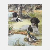 Munsterlander Fleecedecke (Vorderseite)