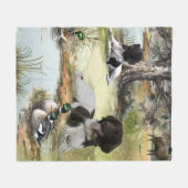 Munsterlander Fleecedecke (Vorderseite (Horizontal))