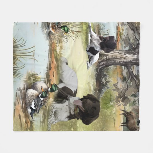 Munsterlander Fleecedecke (Vorderseite (Horizontal))