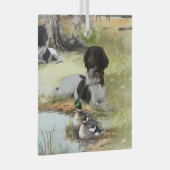 Munsterlander Ornament Aus Glas (Vorderseite Rechts)