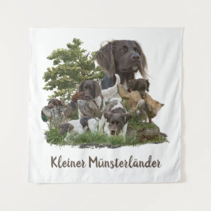 Munsterländer , vielseitiger Jagd-Vorsteh-Retriev Wandteppich