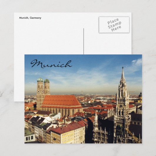 Münsterstadt Postkarte (Vorne/Hinten)