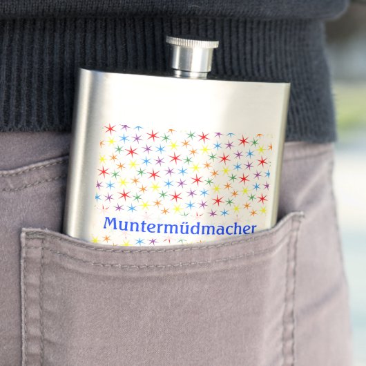 Muntermüdmacher Flachmann (Beispiel)