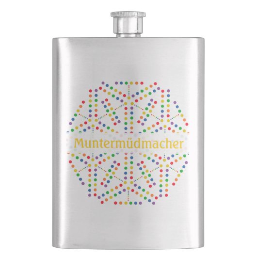 Muntermüdmacher Flachmann (Vorderseite)