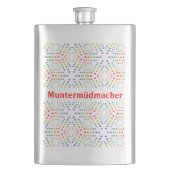 Muntermüdmacher Flachmann (Vorderseite)