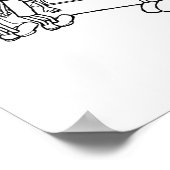 Münzbett Poster (Ecke)