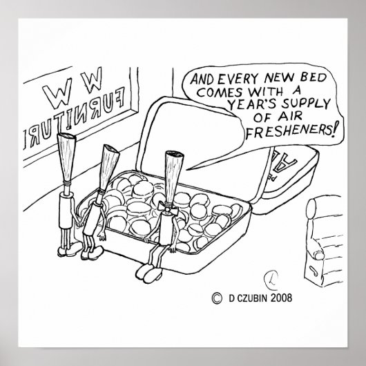 Münzbett Poster (Vorne)