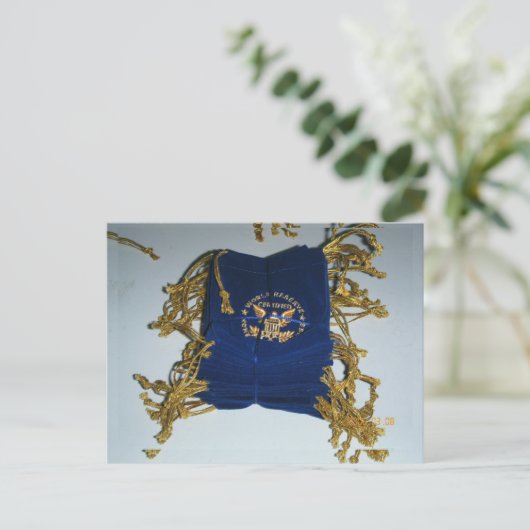 Münzbeutel, Samtbeutel, Logo-Printbeutel Postkarte (Stehend Vorderseite)