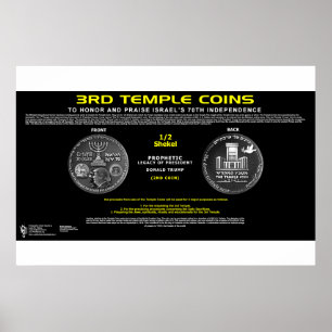 Münze-2-Tempel Poster