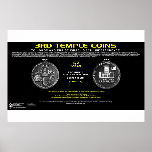 Münze-2-Tempel Poster (Vorne)