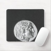 Münze, die den Kopf von Alexander der Große trägt Mousepad (Mit Mouse)