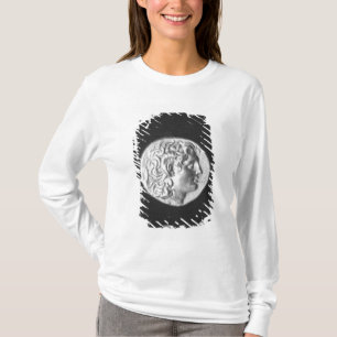 Münze, die den Kopf von Alexander der Große trägt T-Shirt