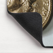 Münze, die Nero darstellt Mousepad (Ecke)