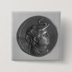 Münze minted von Ptolemäus I Button