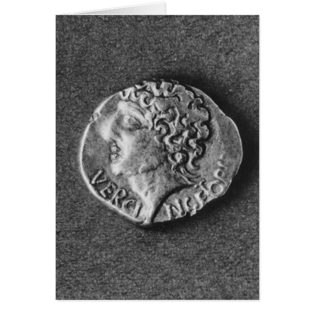 Münze mit der Figur des Vercingetorix (Vorne)