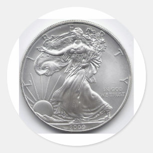 Münze Runder Aufkleber