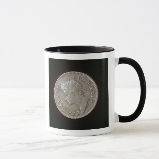 Münze von James II Tasse (Rechts)
