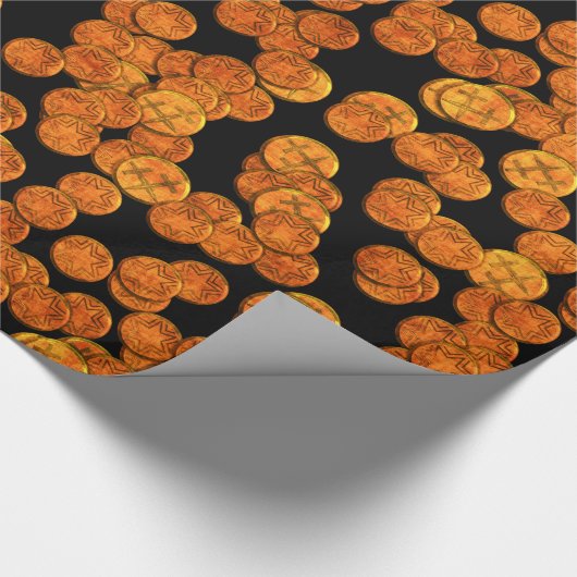 Münzen 1A Geschenkpapier (Ecke)
