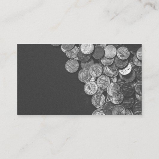 Münzen | Bar Visitenkarte (Rückseite)