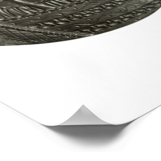 Münzen mit Henry VIII und Anne Boleyn Poster (Ecke)