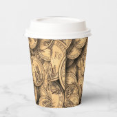 Münzen Pappbecher (Links)