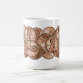 MÜNZEN-PENNYS-TASSE KAFFEETASSE (Mittel)
