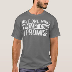 Münzen sammeln T Vintag antike, seltene Münze T-Shirt