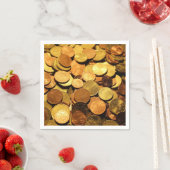 Münzen Serviette (Beispiel)