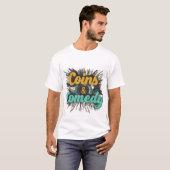 Münzen und Komödie T-Shirt (Vorne ganz)