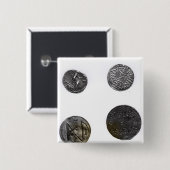 Münzen von Cunobelinus oder Cymbeline, König von Button (Vorne & Hinten)