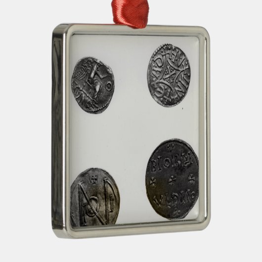 Münzen von Cunobelinus oder Cymbeline, König von Silbernes Ornament (Rechts)