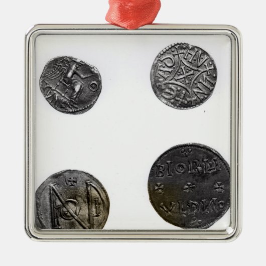 Münzen von Cunobelinus oder Cymbeline, König von Silbernes Ornament (Vorne)