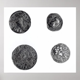 Münzen von Cunobelinus oder Cymbeline Poster