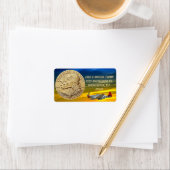 MÜNZEN VON TUSKEGEE ADRESSAUFKLEBER (Insitu)