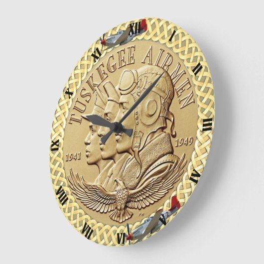 MÜNZEN VON TUSKEGEE GROßE WANDUHR (Winkel)