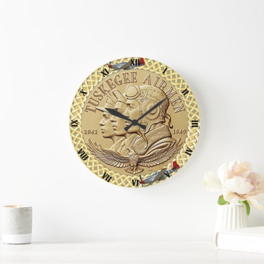 MÜNZEN VON TUSKEGEE GROßE WANDUHR (Zuhause)