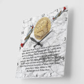 MÜNZEN VON TUSKEGEE QUADRATISCHE WANDUHR (Winkel)