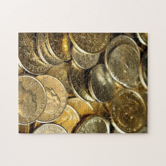 Münzen | Währung Puzzle (Horizontal)