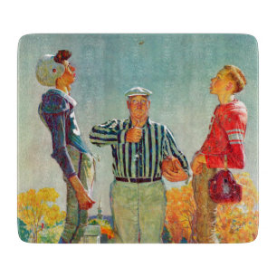 Münzen-Wurf durch Norman Rockwell Schneidebrett
