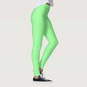 Münzgrün einfarbig schlicht leggings (Rechts)