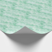 Münzgrüner Marmor Geschenkpapier (Ecke)