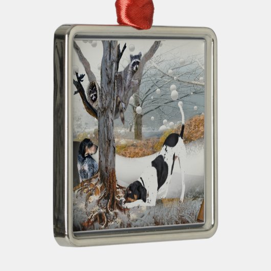 Münzhundjagd Silbernes Ornament (Rechts)