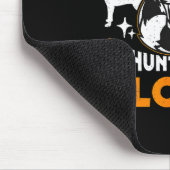 Münzjagd mit Plotten Jagd Coon Jäger Raccoon Mousepad (Ecke)