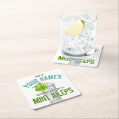 Münzjuwel Personalisiert Rechteckiger Pappuntersetzer (Vor Ort)