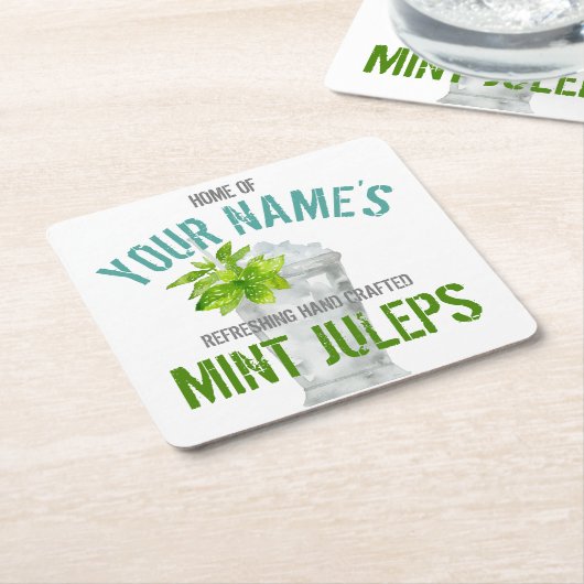 Münzjuwel Personalisiert Rechteckiger Pappuntersetzer (angewinkelt)