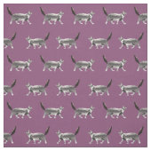 Münzkatze lila stoff (Muster)